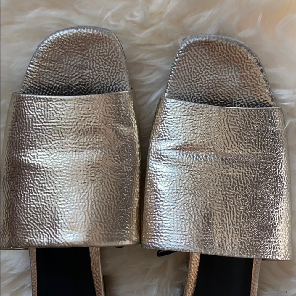 Metallic Gold Slides - Picture 4 of 7